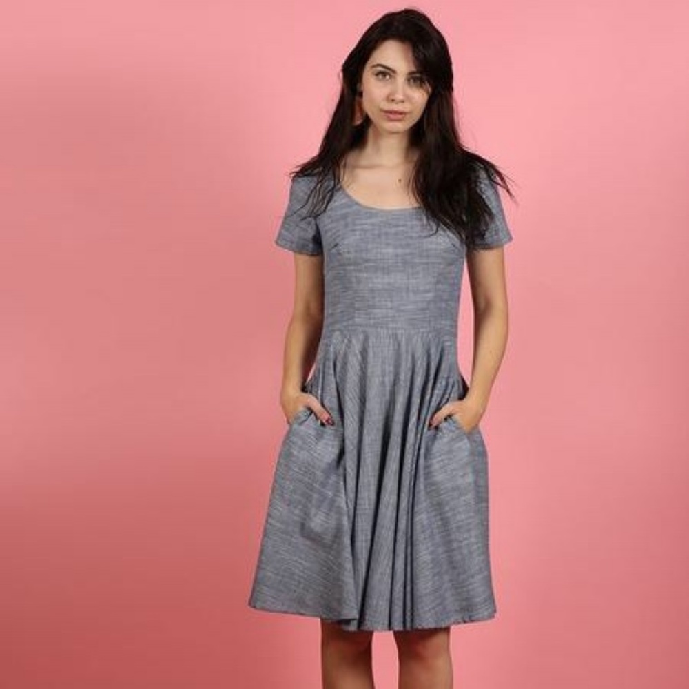 Nooworks Loretta Chambray Dress